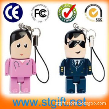 PVC Material Banana/Doctor USB 64GB